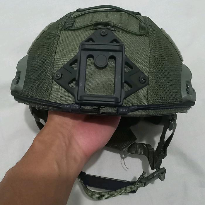 Armoguard Lite (AgL.) x Sharktex Helm F.A.S.T.-M.I.C.H. 2001 Kevlar Tahan Peluru Terbaru Level Penah