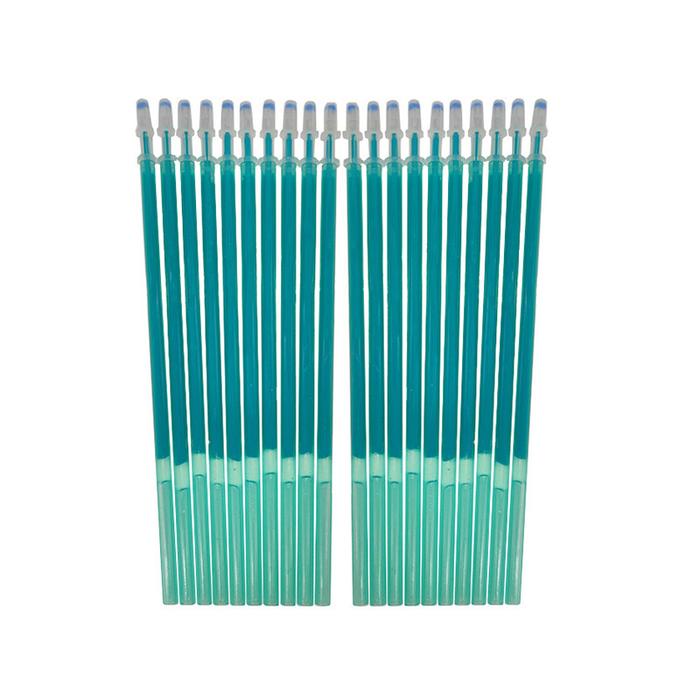 20pcs/set Magic Ink Erasable Pen Refills Rod 0.5mm Purple Orange
