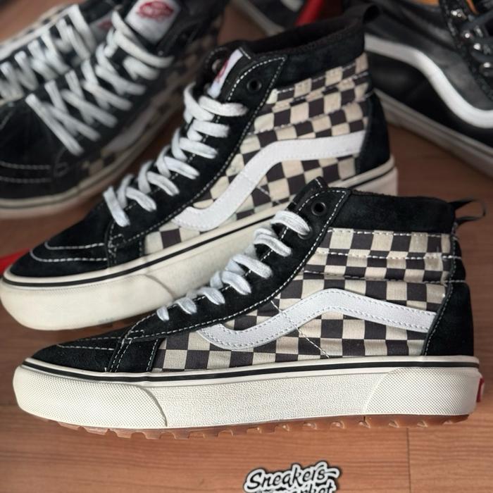 Vans Sk8 Hi MTE Checkerboard Black White Original Size 39 40 - Sneakers second market