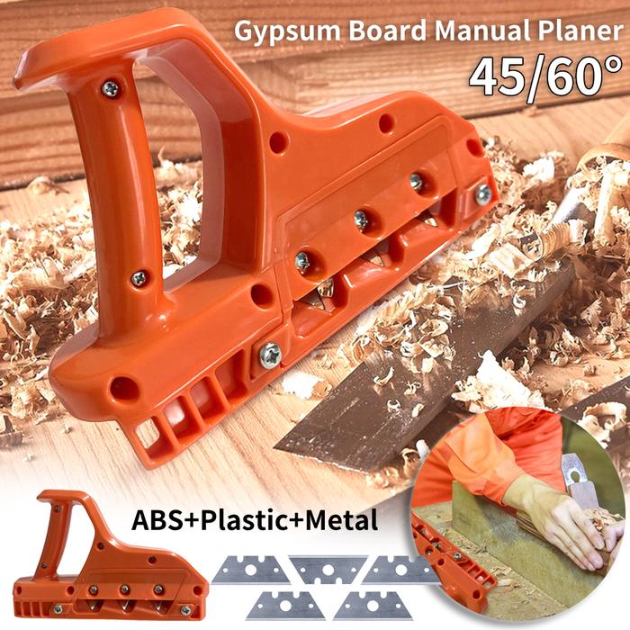 Papan gipsum pesawat tangan 45/60 ° Drywall Edge Chamfer Papan gipsum