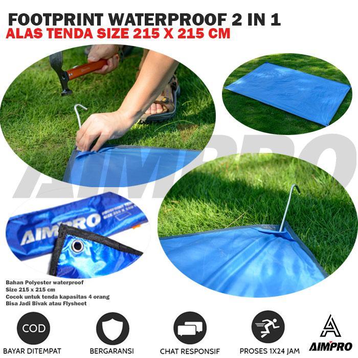 Eiger - Footprint / Alas Tenda 215x150cm Bisa Jadi Flysheet Tenda