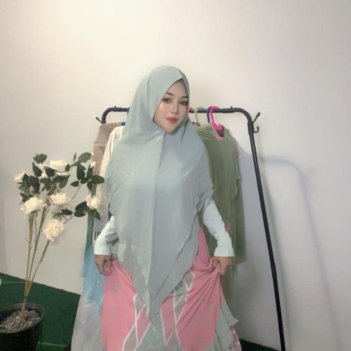Yunia Syar’i fashion wanita muslim Set Hijab & Gamis