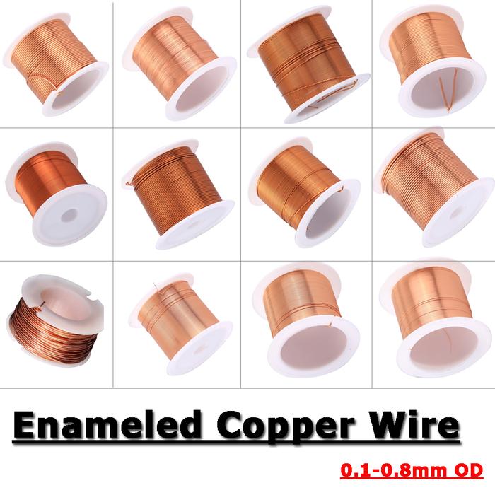 10m 0.1-0.5mm Enameled Copper Wire Magnet Wire Magnetic Coil Winding
