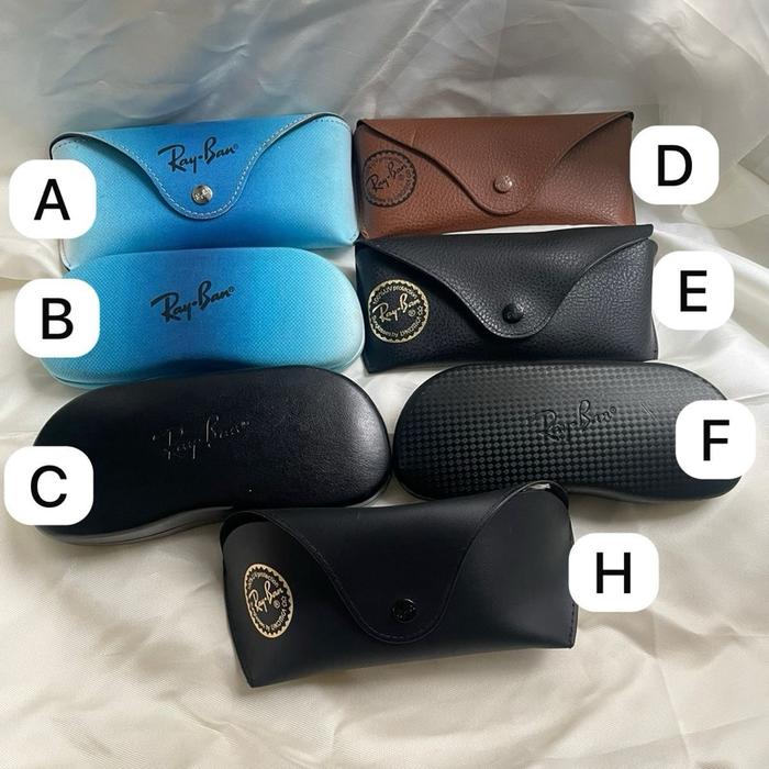 Case kacamata sunglasses rayban ray ban dompet kulit original new