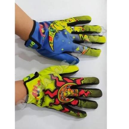 PROMO MURAH SARUNG TANGAN HARIAN FOX HITAM/SARUNG TANGAN BALAP VR 46/ SARUNG TANGAN POLKADOT