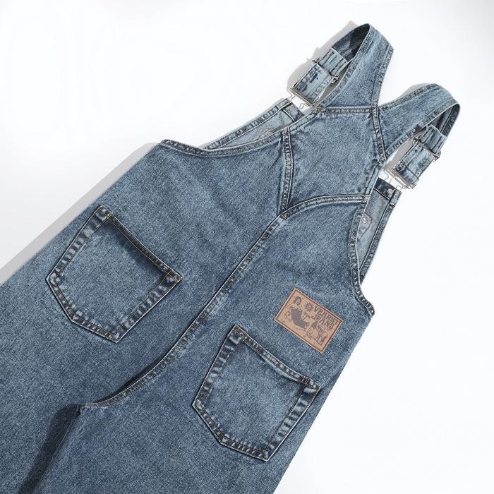Vearst Denim Overall Benjy Acid Ue Overall Cowok