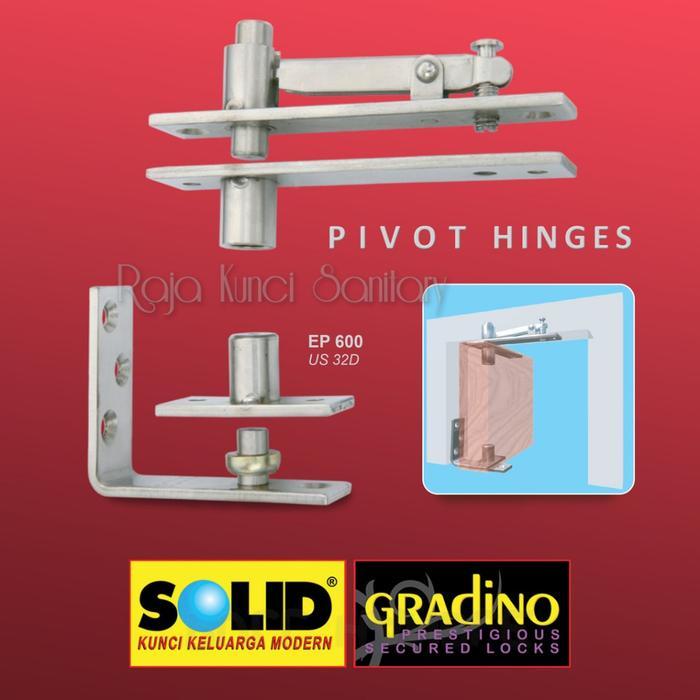 Engsel Pivot Solid EP SLD 600 US 32D/Engsel Pintu Solid