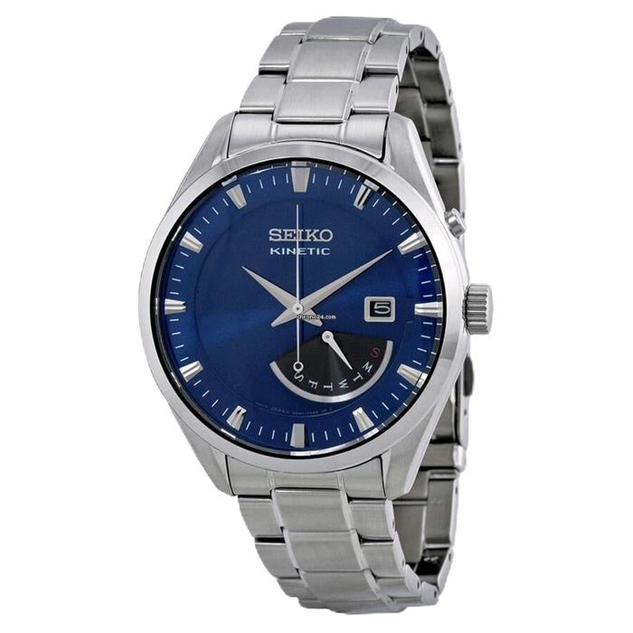 ARLOJI SEIKO KINETIC BLUE DIAL - SRN047P