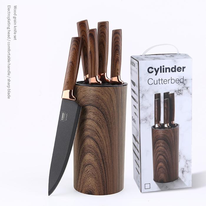 6pcs Kitchen Knife Set Stainless Steel Chef Knife Slice Knife Kitchen