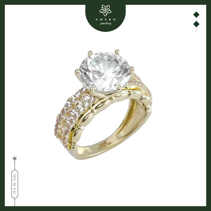 Cincin Emas 17K Roxe RR-18 Amero Jewellery