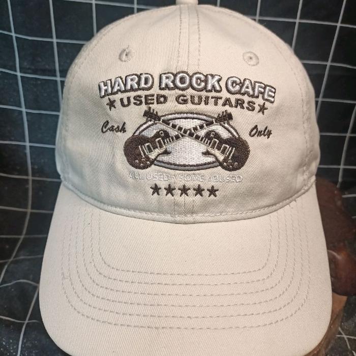 HardRock Cafe Hat-Coksu-Size Dewasa 56-59cm Setelan Besi Simpul Adjustable