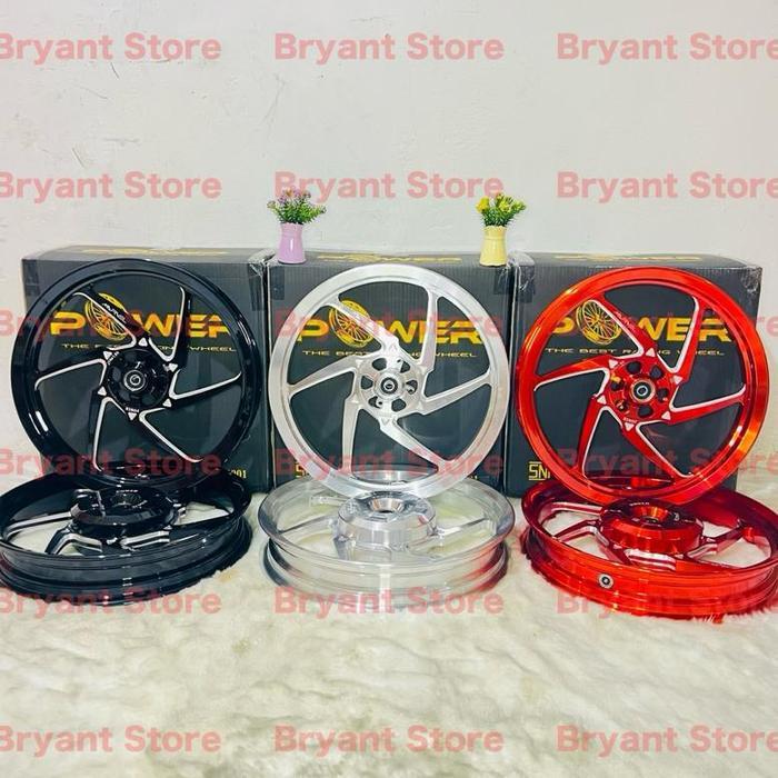 VELG POWER RACING MARVEL P6 185x14 & 215x14 VARIO 110 125 150 160 ABS CBS BEAT SCOOPY GENIO SPACY ST