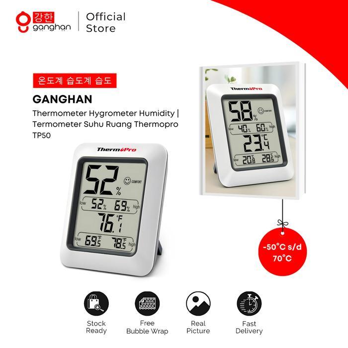 Ganghan Termometer Higrometer Ruang | Thermohygrometer Thermopro TP50