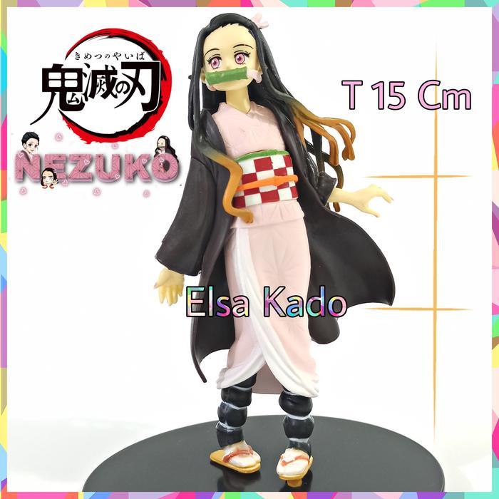 Action Figure Anime Kimetsu No Yaiba Demon Slayer Tanjiro Nezuko Giyu Pasti Ori