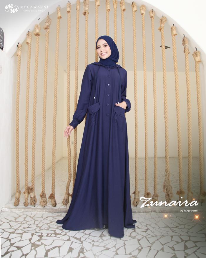 ZUNAIRA GAMIS SYAR'I DRESS ONLY by MEGAWARNI Lembut Muslim Wanita Remaja