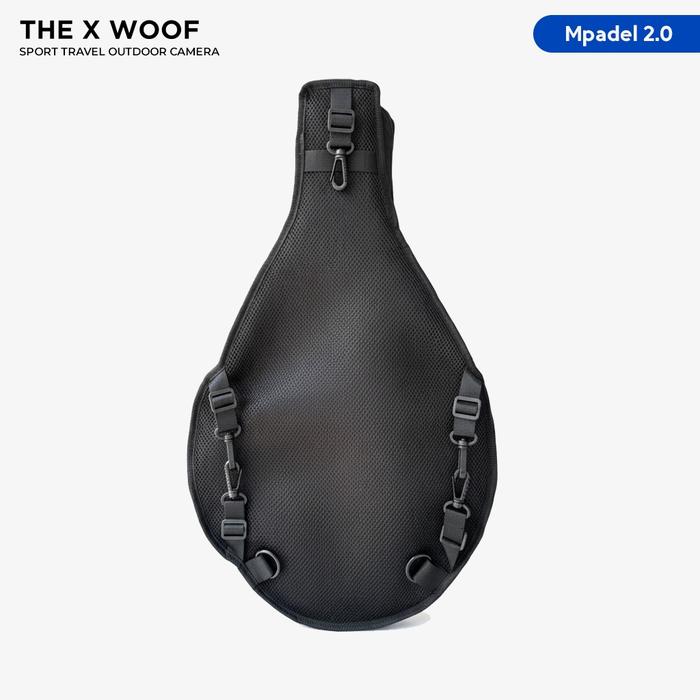 TERLARIS Mpadel2 Tas Padel Tas Raket Padel Sarung Raket Padel Muat 2 Raket The X Woof
