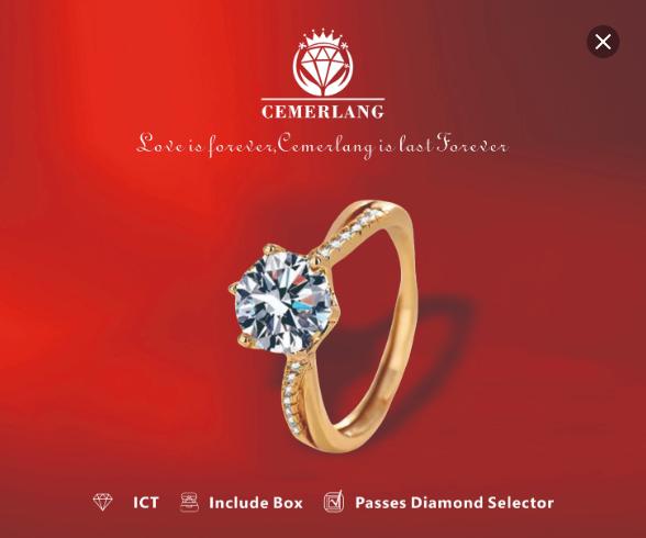 【Beli1Gratis1】Adjustable Berkualitas Populer Cincin JZ013