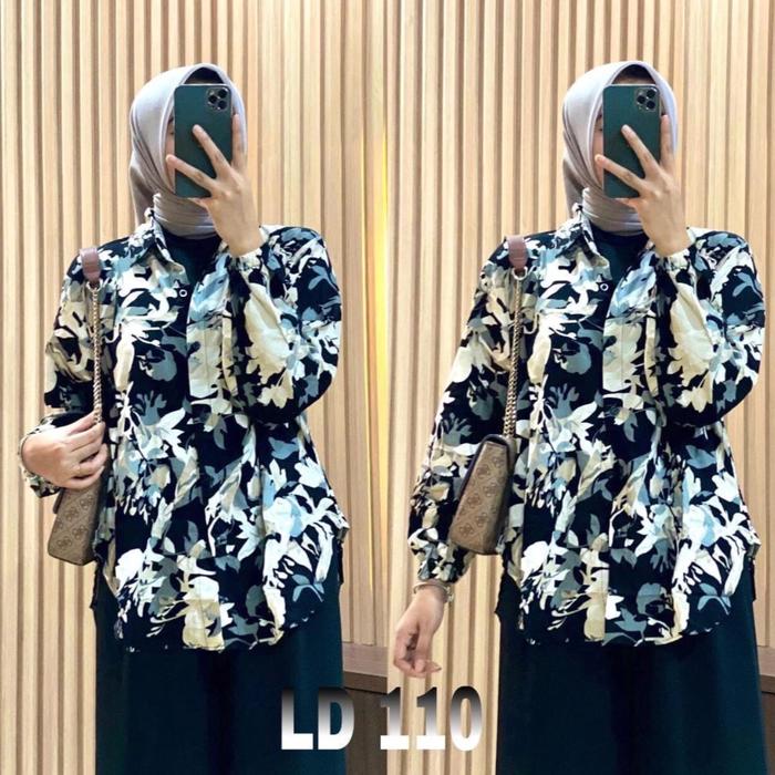 Setcel Motif kombinasi crinkle premium//setcel kekinian//setcel wanita kekinian//cod