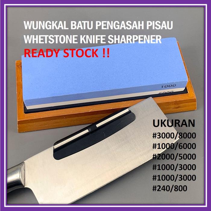 Alat Batu Pengasah Pisau Asah Pisau Dapur Whetstone Knife Sharpener Asahan Pisau Dapur Perlengkapan