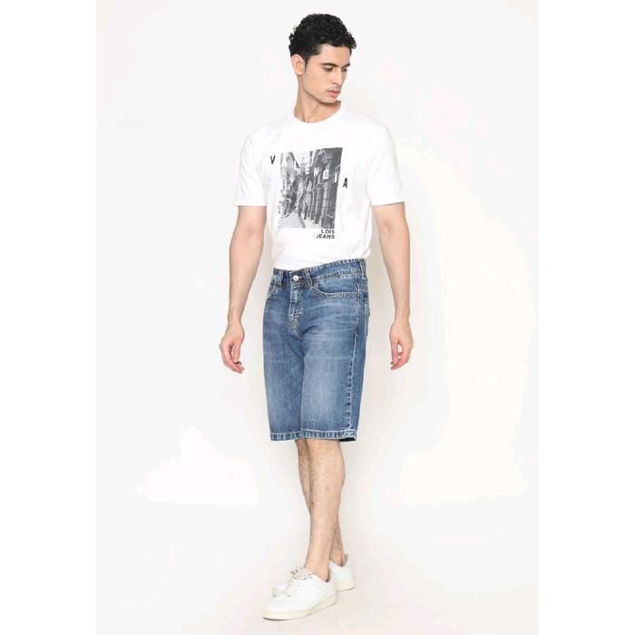 CFD047D CELANA PENDEK JEANS LOIS ORIGINAL