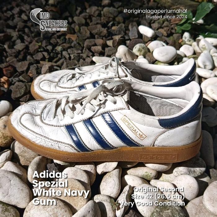 Adidas Spezial Putih Navy Gum Sepatu Sneakers Original
