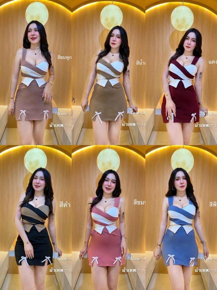 JMS - 558MW / Setelan wanita premium BKK / One set wanita mini croptop scuba strech / one set sexy b