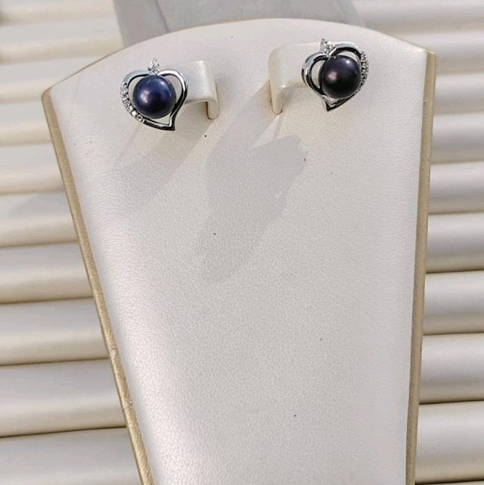 Anting silver mutiara air tawar asli lombok bersertifikat A1