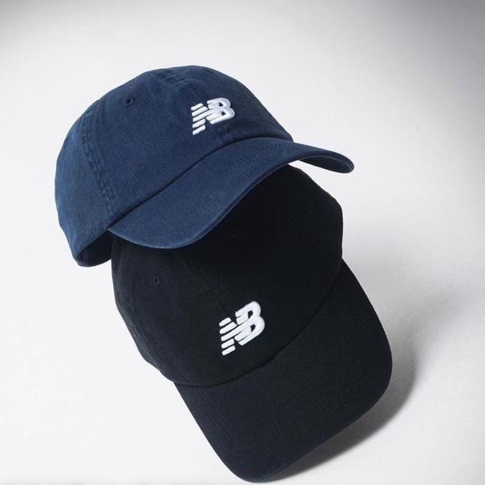 Baseball New Balance Classic NB Curved Brim Hat Unisex Caps - Navy