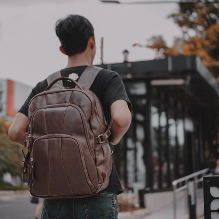 Bucini Tas Ransel & Tas Punggung Kulit - Berbah Leather Backpack