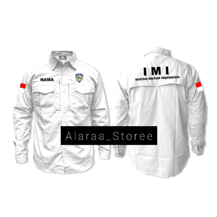 Kemeja Tactical Pdh/M-Tack IMI IKATAN MOTOR INDONESIA (MENERIMA CUSTOM LOGO BORDIL) Baju