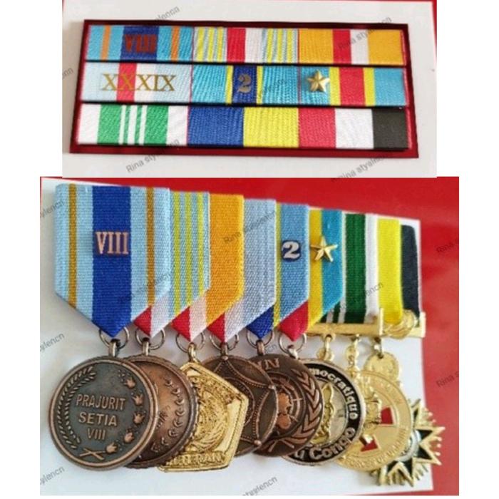 Satya Lencana PDH PDU Tni Luar Negeri Kesetian 8 Tahun Wiradharma Veteran Santi Dharma Mon Tanda Jas