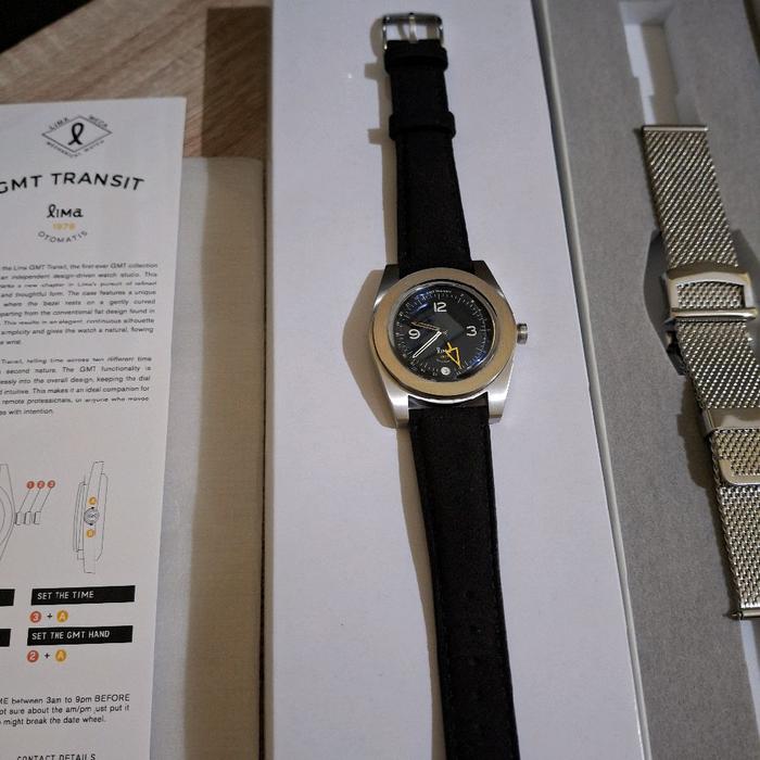 Lima Watch GMT Transit Back Original