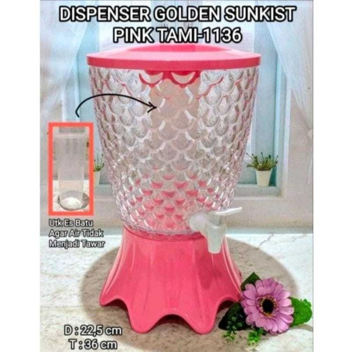 Dispenser Air Motif Nanas Ikan Golden Sunkist Hijau 10L