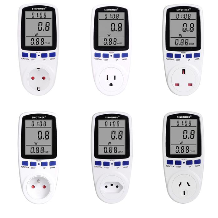 Digital Wattmeter AC Power Meter Electric Consumption Wattmeter