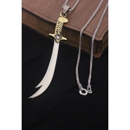 TERLARIS Kalung Zulfikar Perak Sterling