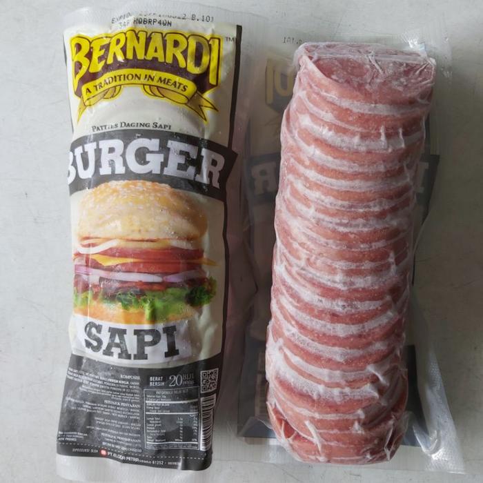 Bernardi Beef Burger Sapi Mini isi 20
