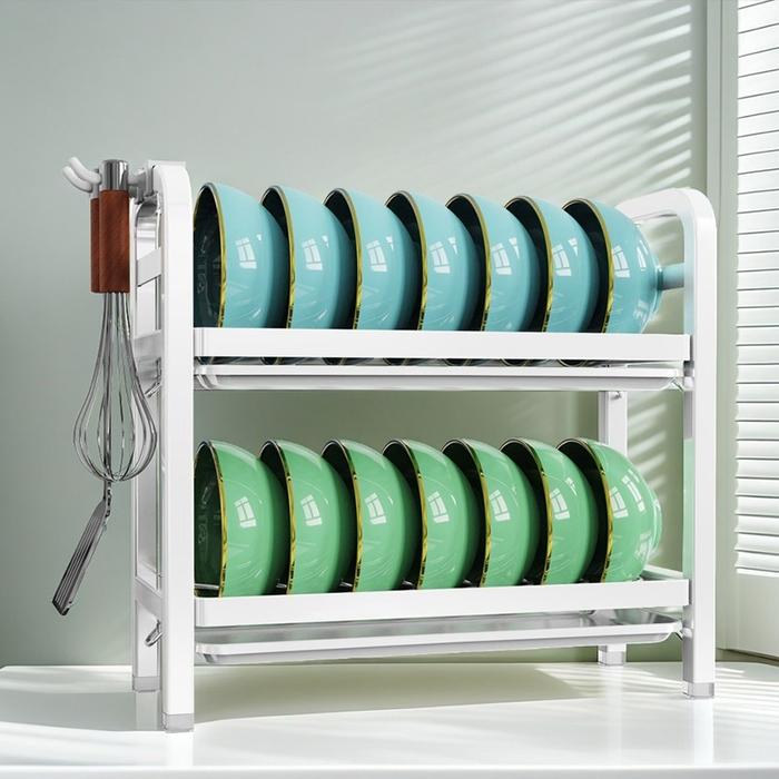Rak Piring wastafel Stainless minimalis rack dapur rak cuci peniris cucian pengering piring estetik