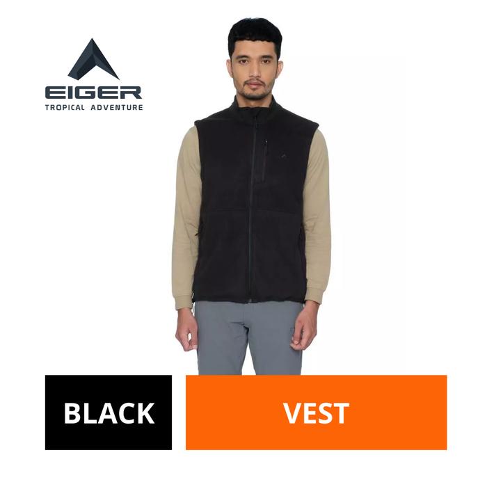 Rompi Pria Eiger Original Hitam Polyester Alor Vest 1.0 Outdoor