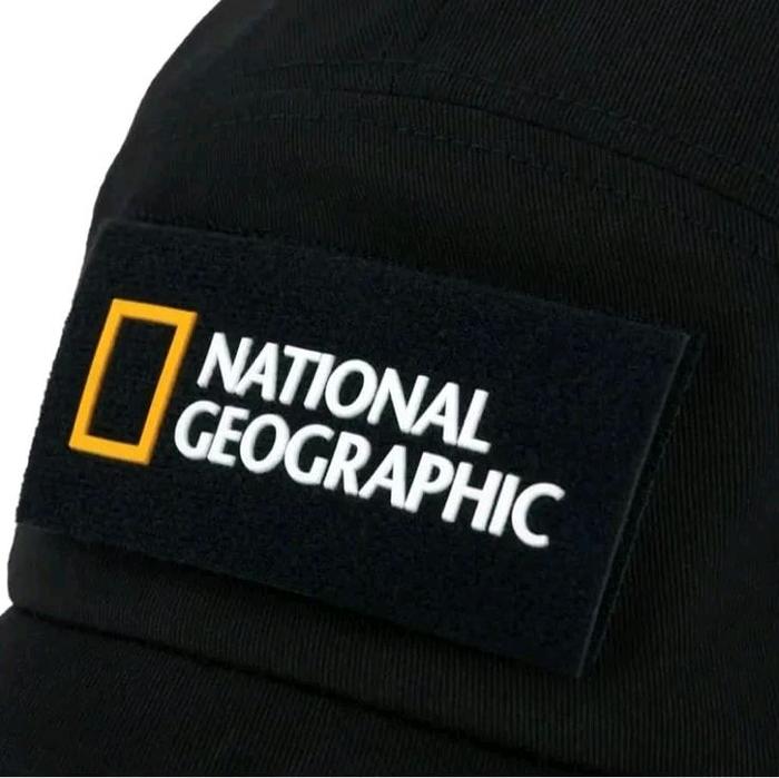 aksesoris patch only costum natgeo karet timbul topi& tas