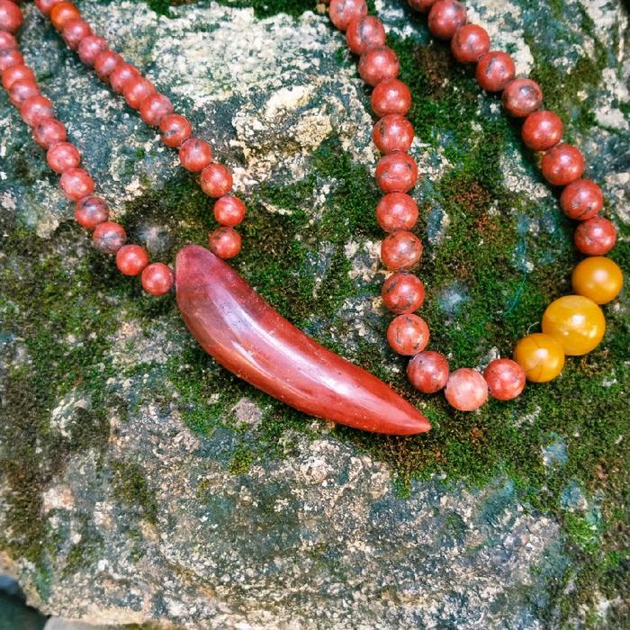 kalung batu ati ayam muria/batu lirang bang/asesoris/ageman/kesehatan