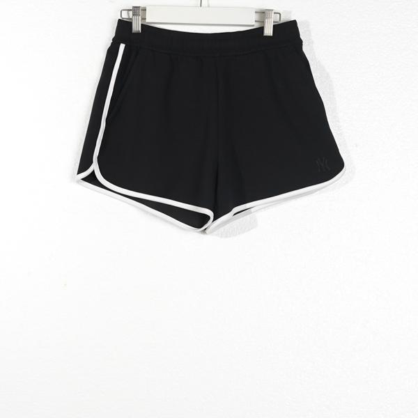 Celana MLB NY LINE SIDE WHITE BLACK SHORT PANTS 100% ORIGINAL