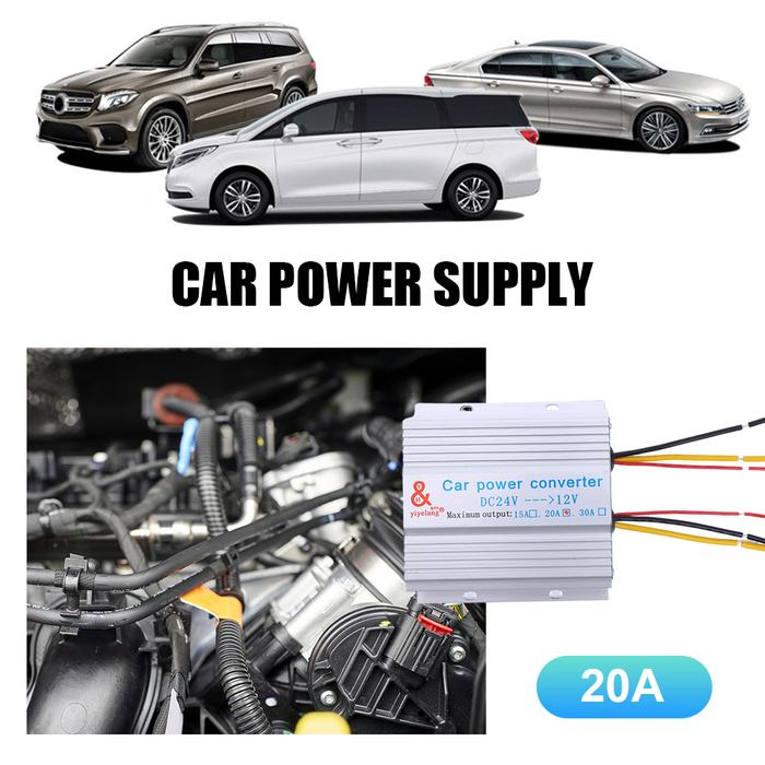 Power Inverter Car Power Supply 10A 15A 20A 30A Output Step Down