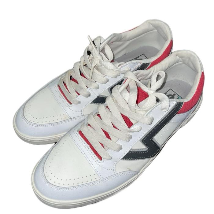 SEPATU SNEAKERS ORIGINAL VANS LANGKA LOWLAND CC UKURAN 42,5 PUTIH MERAH HITAM ABU ABU