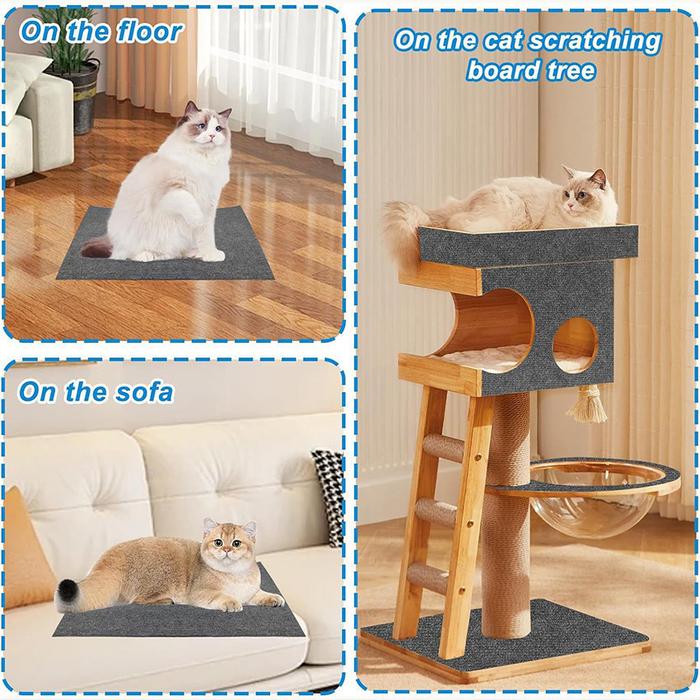 Cat Scratcher Scratching Mat Kucing Karpet Garukan Cakaran Kucing Tempel Dinding Tembok Pelindung So