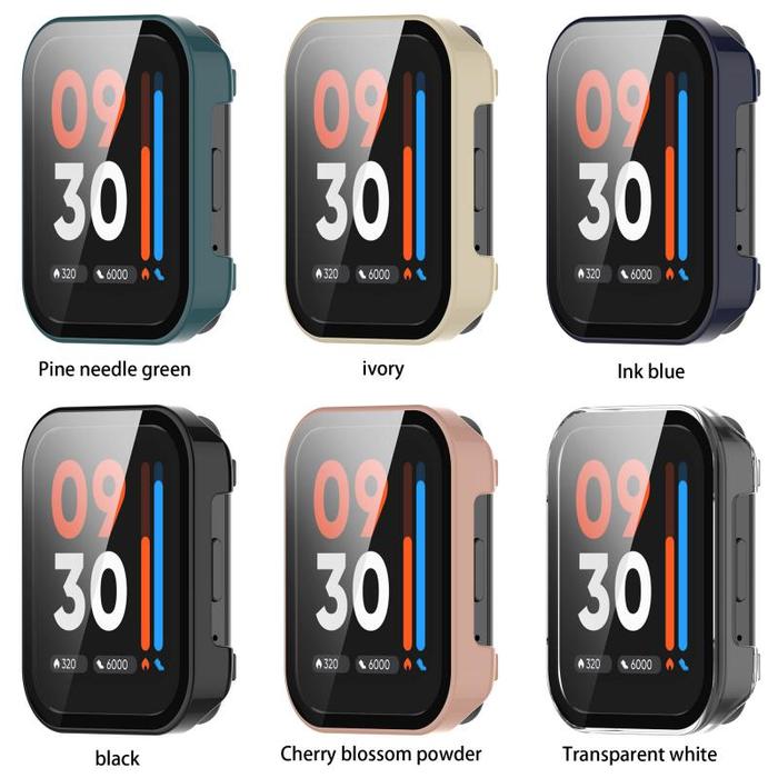 Protective Case for Realme Watch 3 Pro Screen Tempered Film Protector