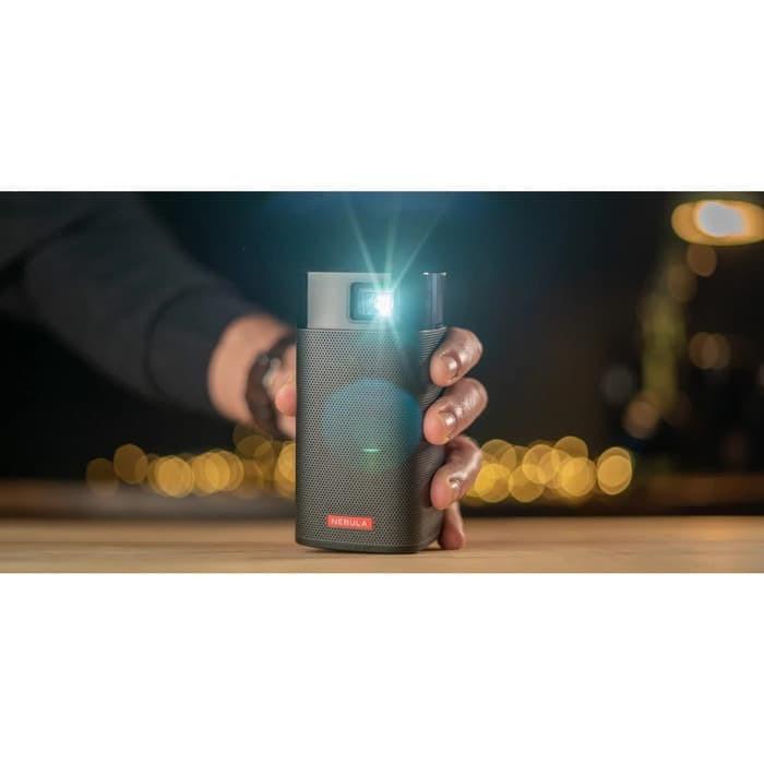 PORTABLE MINI PROJECTOR ANKER NEBULA APOLLO WI-FI 200 ANSI LUMEN TERMURAH GARANSI RESMI ANKER INDONE