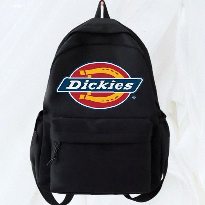 Tas Ransel Backpack Hitam Dickies Distro Kanvas Cordura D300 100% Premium / Tas Punggung Sekolah Ker
