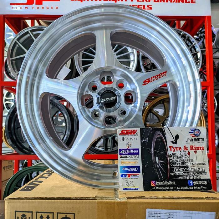 velg spoon r16 4x100 lbr7 et42