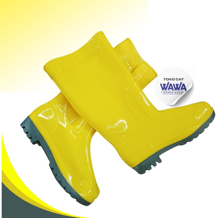 sepatu boots YU BANG ukuran 43 warna kuning