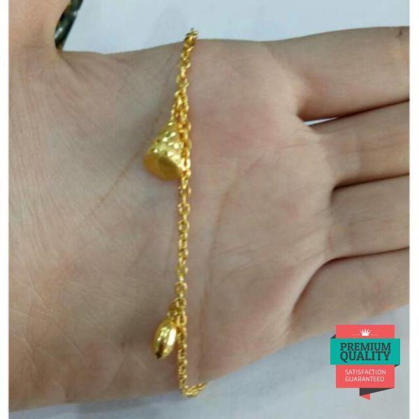 GROSIR GELANG EMAS ASLI KADAR 875 MODEL FANCY VARIASI KEREN